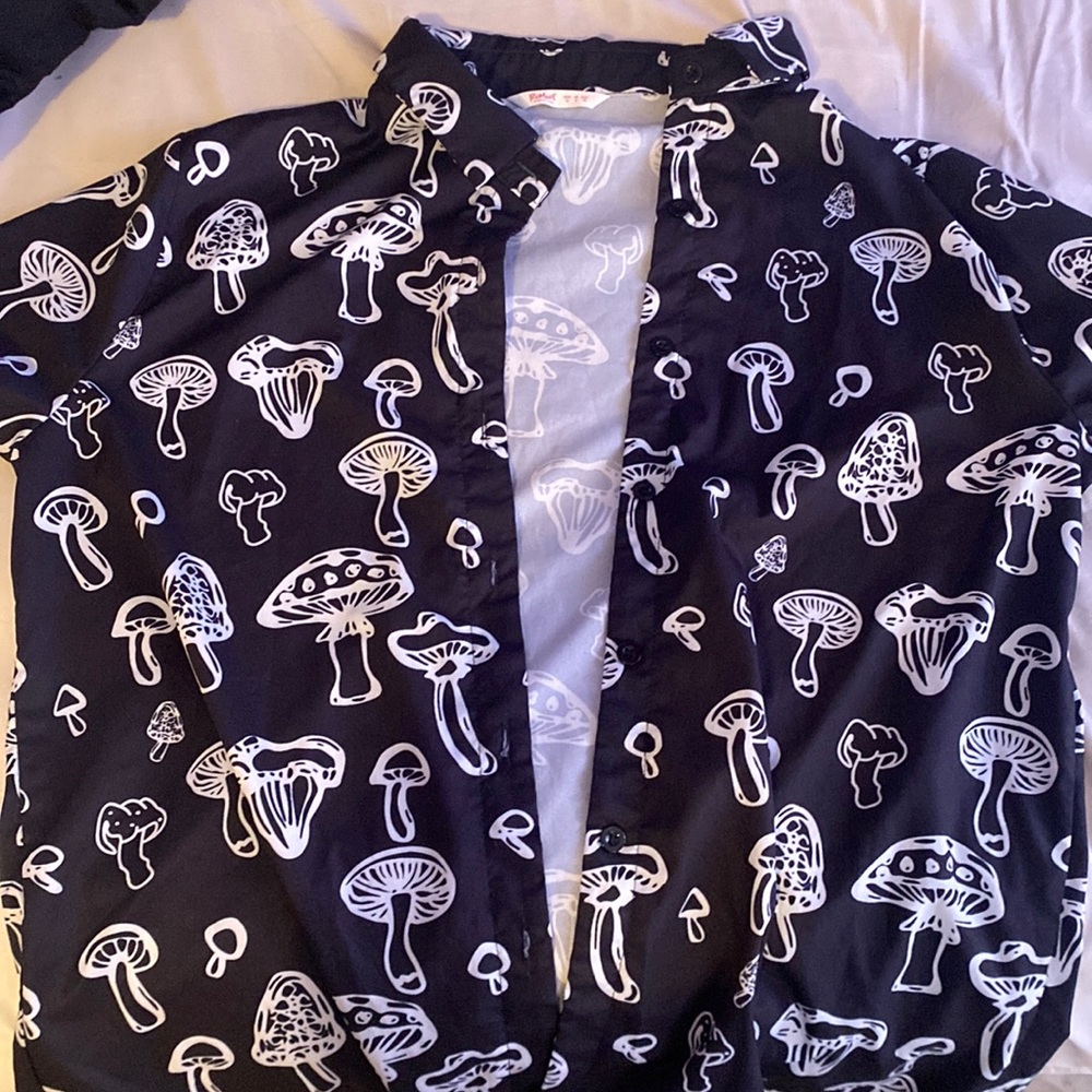 Mushroom flannel